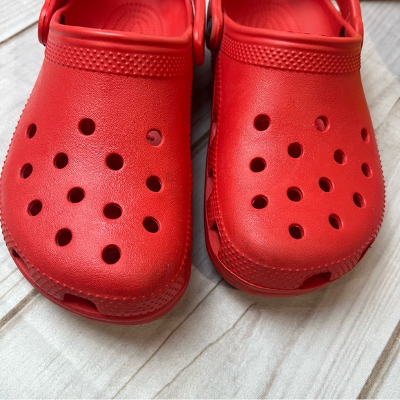 2 pair Crocs Red and Yellow Clogs M5 W7 - Picture 3 of 16